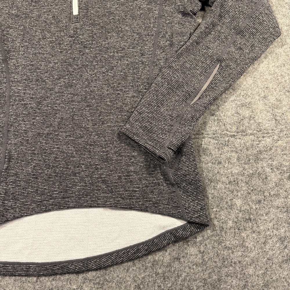 Sugoi Endurance 1/2 Zip Pullover Womens Small Gray Stripe Running Athletic Top - Picture 6 of 13